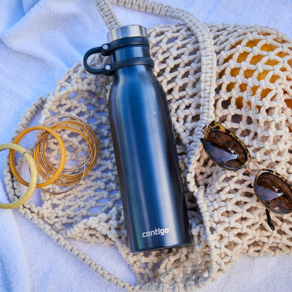 Contigo Autoseal Matterhorne Vacuum Insulated Stainless Steel Bottle 590 ml, Blueberry