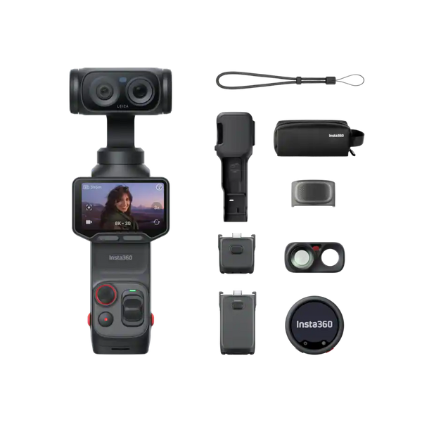 Insta360 - Luna Ultra - Gimbal Cameras - Creator Bundle - Cosmic Black