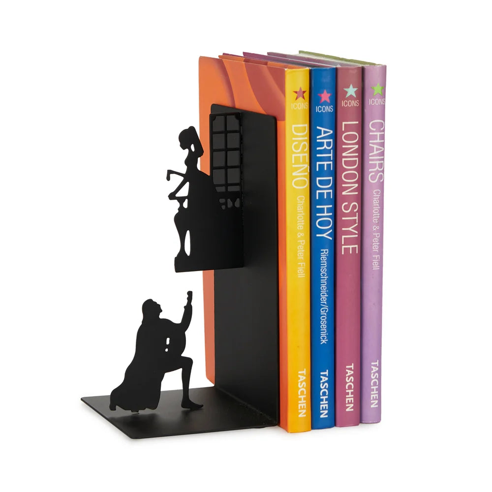 Balvi - Romeo & Juliet Bookend, Black