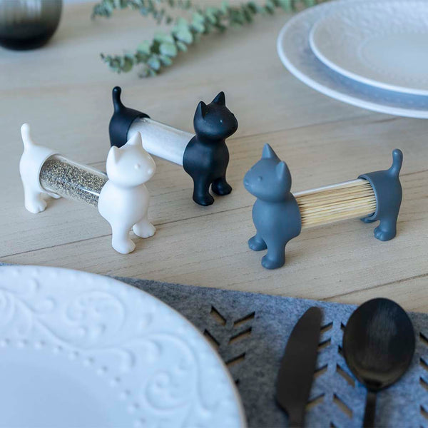 Balvi T.pick holder & salt&pepper shaker,Cat,x12