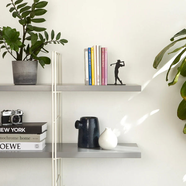 Balvi Bookend,Backswing,black,metal