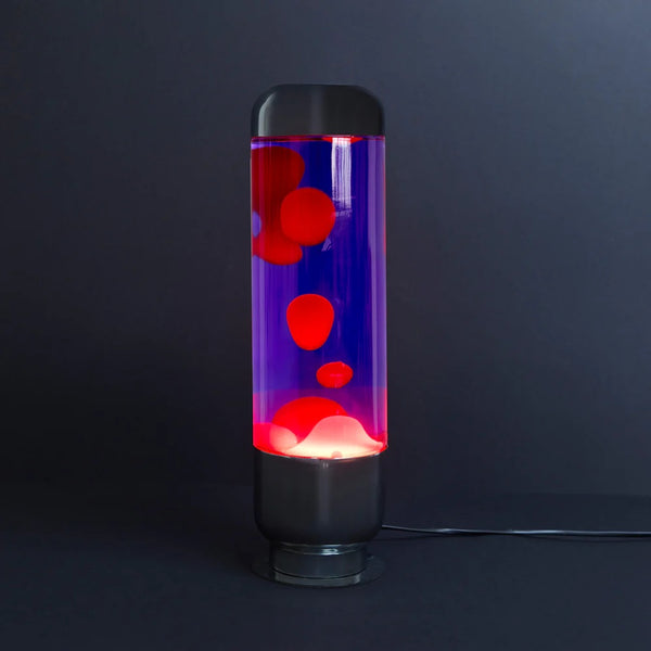 Balvi Lava lamp,Capsule,purple/red,aluminium