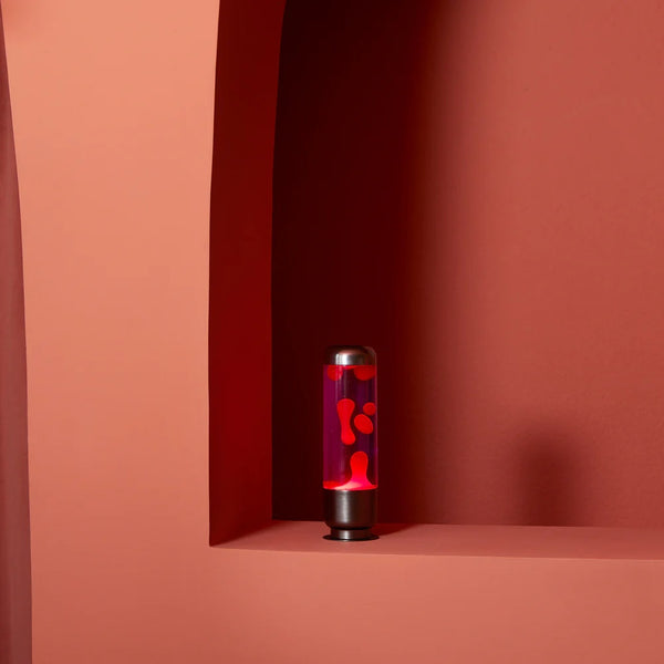 Balvi Lava lamp,Capsule,purple/red,aluminium