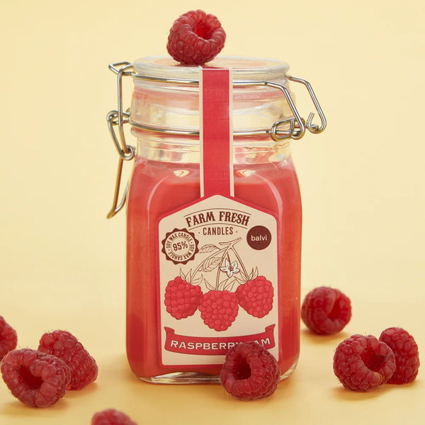 Balvi Scented candle,Farm Fresh,raspberry,wax/glass