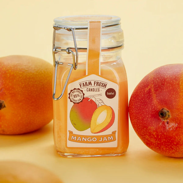 Balvi Scented candle,Farm Fresh,mango,wax/glass