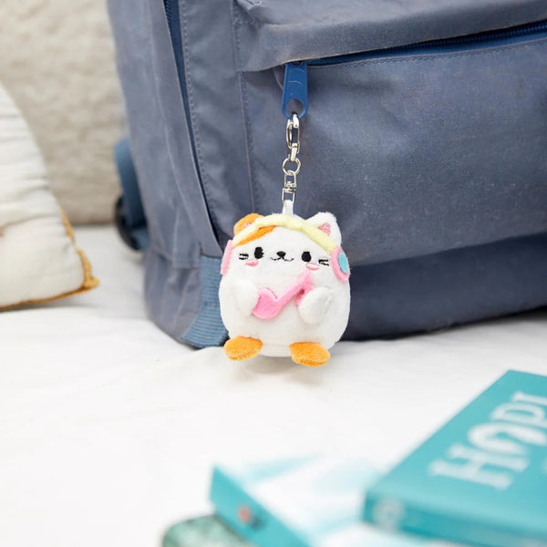 Balvi Keyring,Fluffy Kawaii Melody,white