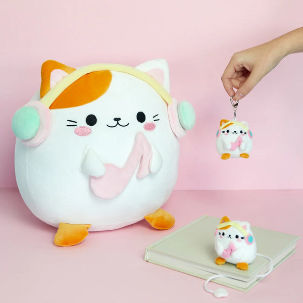 Balvi Keyring,Fluffy Kawaii Melody,white