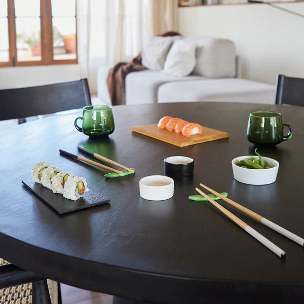 Balvi Sushi set,Oishii,white/black,ceramic
