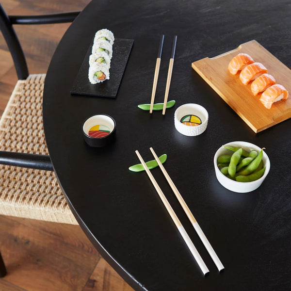 Balvi Sushi set,Oishii,white/black,ceramic