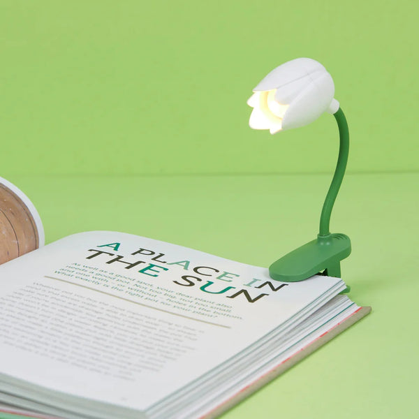 Balvi Book light,Tulip,white,plastic