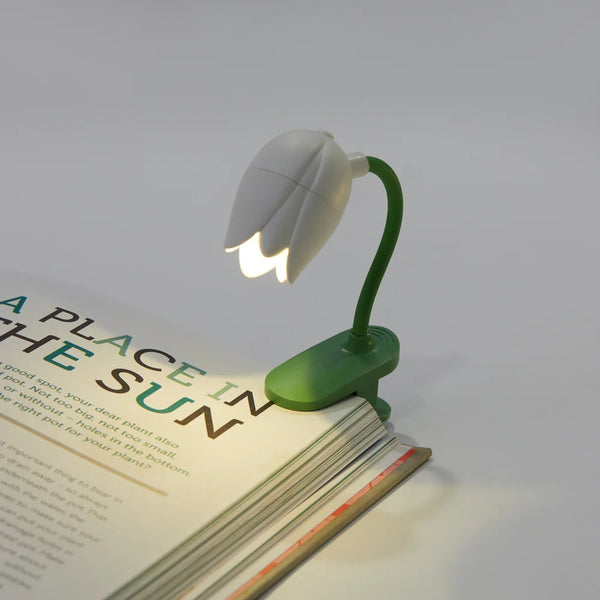 Balvi Book light,Tulip,white,plastic