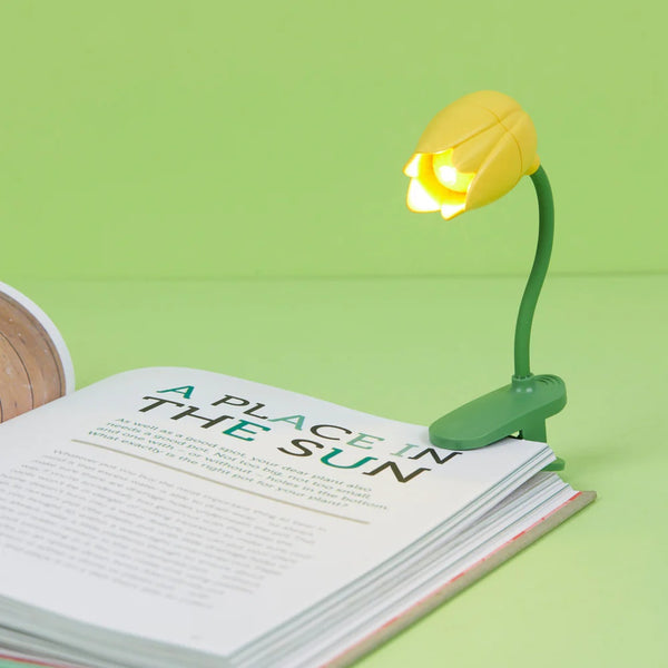 Balvi Book light,Tulip,yellow,plastic