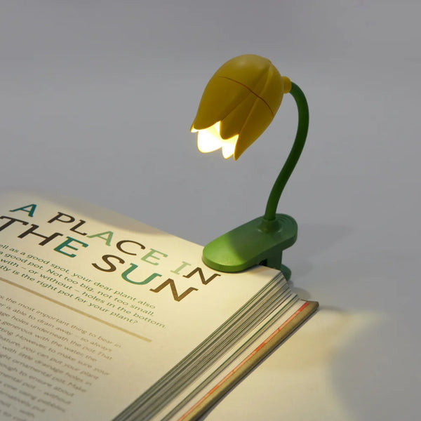 Balvi Book light,Tulip,yellow,plastic
