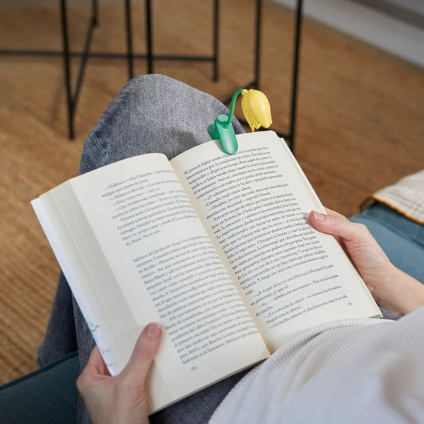 Balvi Book light,Tulip,yellow,plastic