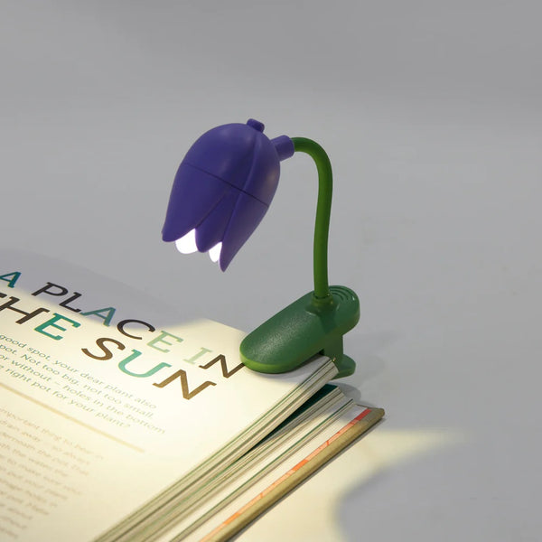 Balvi Book light,Tulip,lilac,plastic