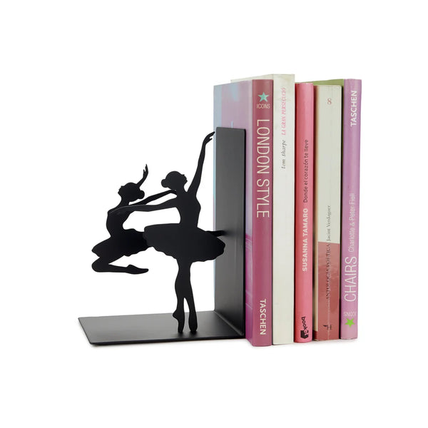 Balvi - Ballerina Bookend, Black, Metal
