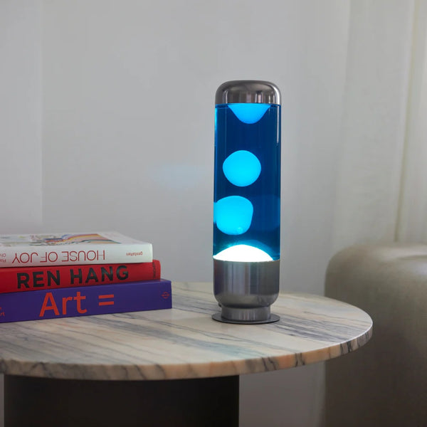 Balvi Lava lamp,Capsule,blue,aluminium