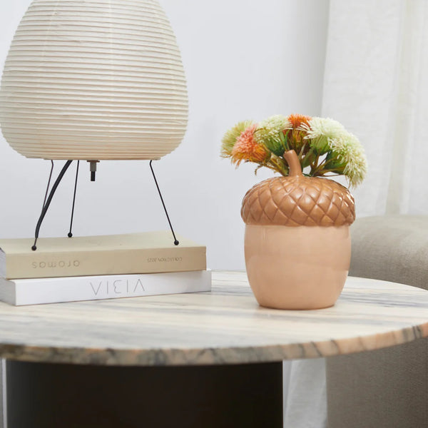Balvi Vase,Acorn,brown,ceramic