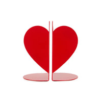 Balvi - Love Double Bookend, Red, Metal