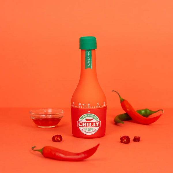 Balvi Timer,Chilly,red,plastic