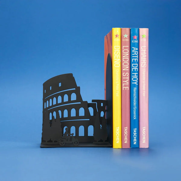 Balvi Bookend,Rome,black,metal