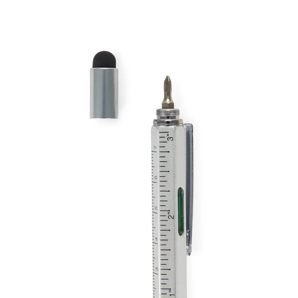 Balvi - The Architect Multifunction Pen, Silver, Box