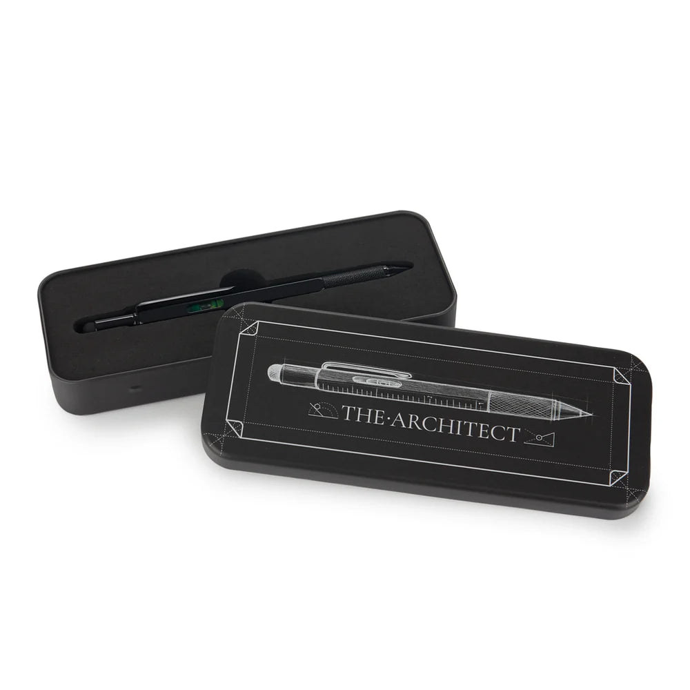 Balvi - The Architect Multifunction Pen, Box, Black