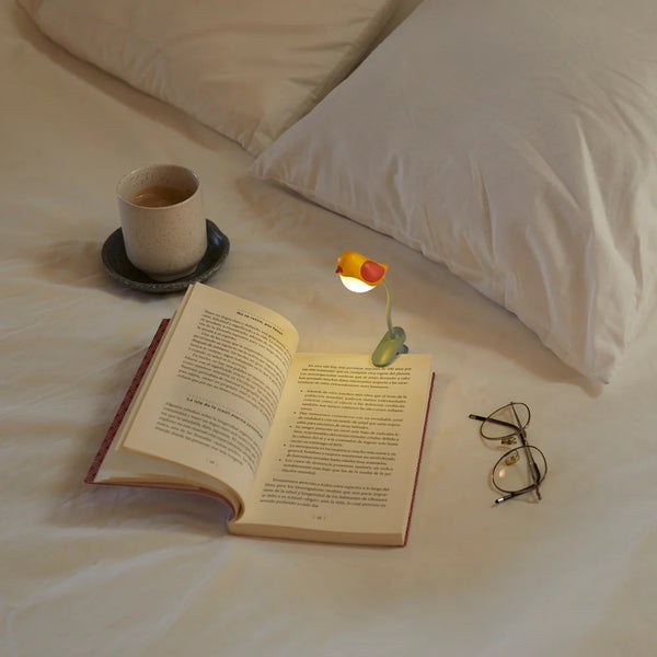 Balvi Book light,Birdie,yellow,plastic