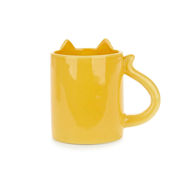 Balvi - Cool Cat Mug, Yellow, 350 ml, Ceramic
