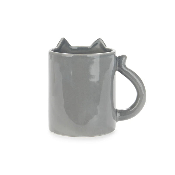 Balvi - Cool Cat Mug, Gray, 350 ml, Ceramic