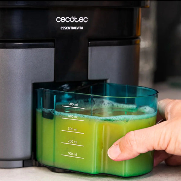 Cecotec - Essentialvita Twice Black Electric Juicer