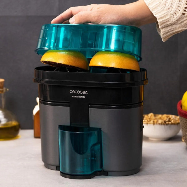 Cecotec - Essentialvita Twice Black Electric Juicer