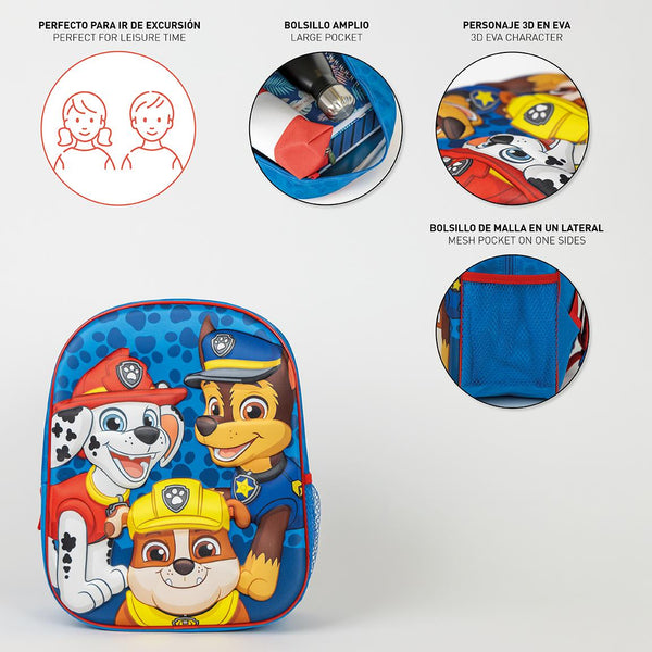Cerda - Kids Backpack 3D Paw Patrol