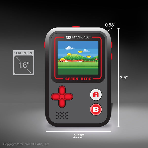My Arcade VIDEO GAME - Gamer Mini Classic - Red