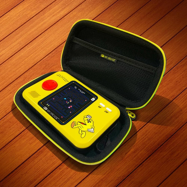 My Arcade VIDEO GAME - POCKET PLAYER PRO+ TRAVEL CASE PAC-MAN PORTABLE GAMING SYSTEM WITH CASE