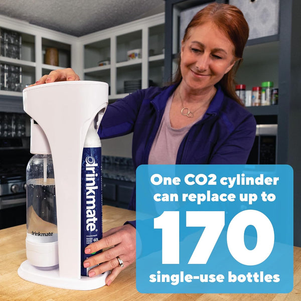 Drinkmate CO2 Cylinder 60L - Refillable Carbonation Canister