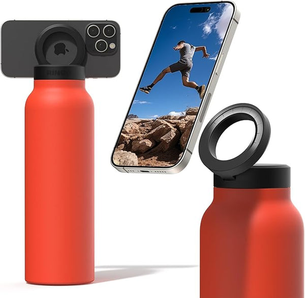 Ringo - Water Bottle - 32 Oz - Screw Lid /Booster Ring - Orange