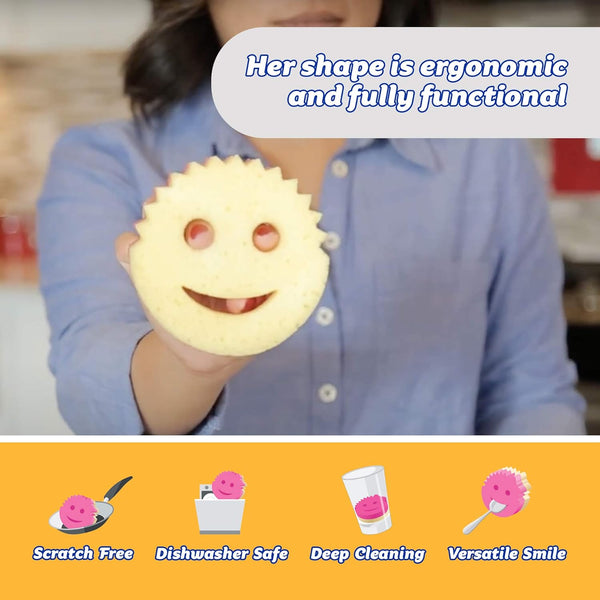Scrub Daddy Scrub Mommy – Scratch-Free Dish Sponge