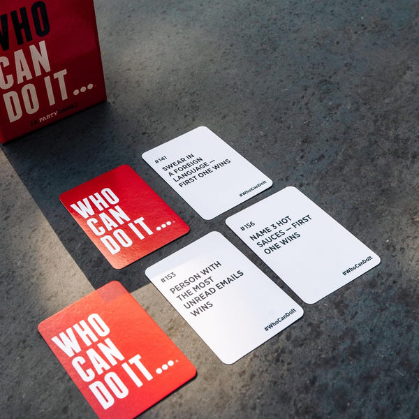 Who Can Do It - Compete With Your Friends To Win These Challenges Party Game