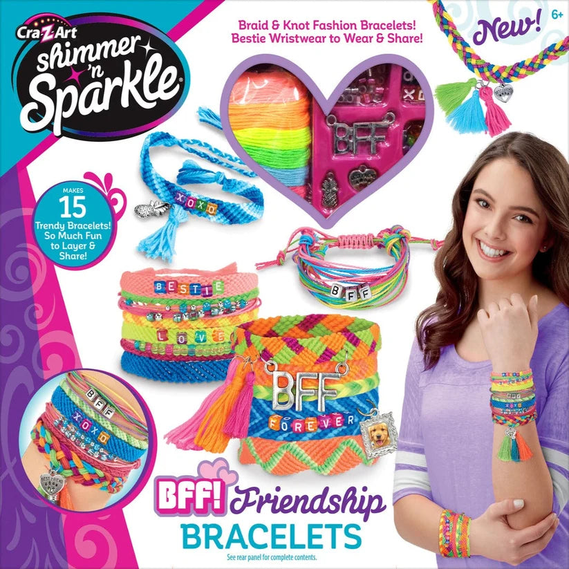 Cra-Z-Art Shimmer 'N Sparkle BFF Friendship Bracelet Kit