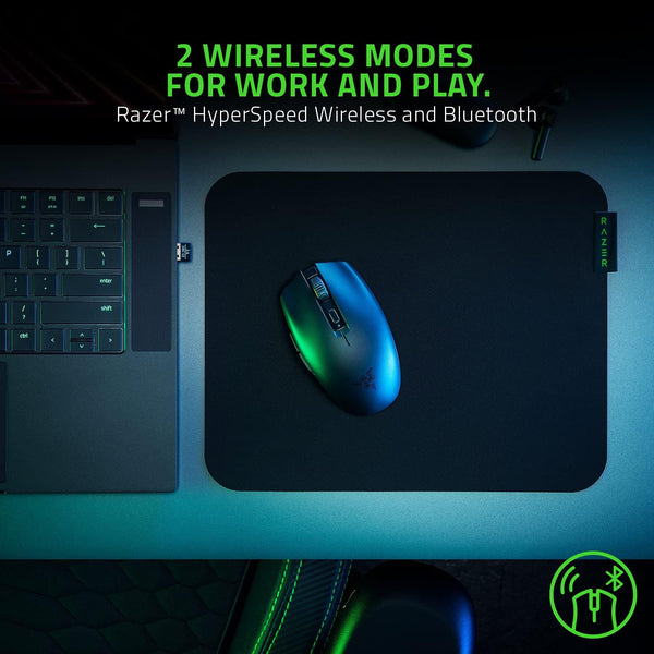 Razer Orochi V2 Black - ماوس ألعاب لاسلكي مدمج يعمل بتقنية البلوتوث