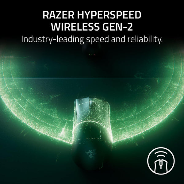 ماوس الألعاب اللاسلكي Razer DeathAdder V4 Pro باللون الأبيض - خفيف الوزن