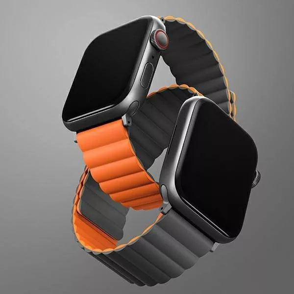 Uniq Revix Reversible Magnetic Apple Watch Strap - Charcoal