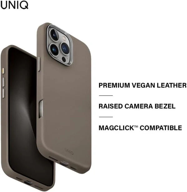 UNIQ HYBRID IPHONE 16 PRO (2024) 6.3 MAGCLICK MAGCLICK CHARGING LYDEN - FLINT GREY