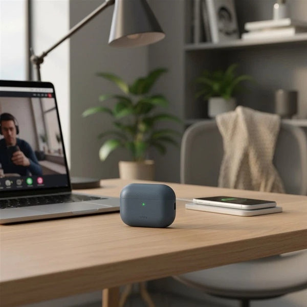 UNIQ LYDEN VEX AIRPODS PRO 3RD GEN CASE - ASH BLUE