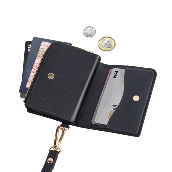 Uniq Magnetic Wallet - Slim Card Holder Accessory - Ebony