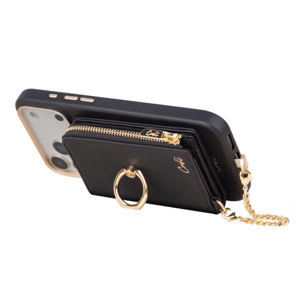 Uniq Magnetic Wallet - Slim Card Holder Accessory - Ebony