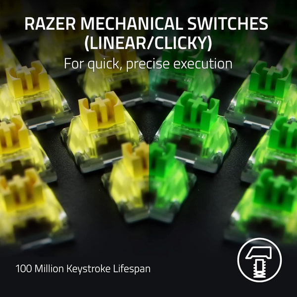 Razer BlackWidow V4 Pro - (Yellow Switch) Mechanical Gaming Keyboard