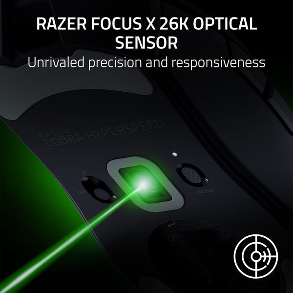 Razer Cobra HyperSpeed Wireless Gaming Mouse.