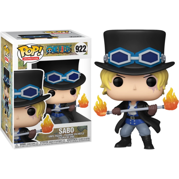 Funko Pop Animation One Piece Sabo #922 Revolutionary Army Figure, 4.5 in